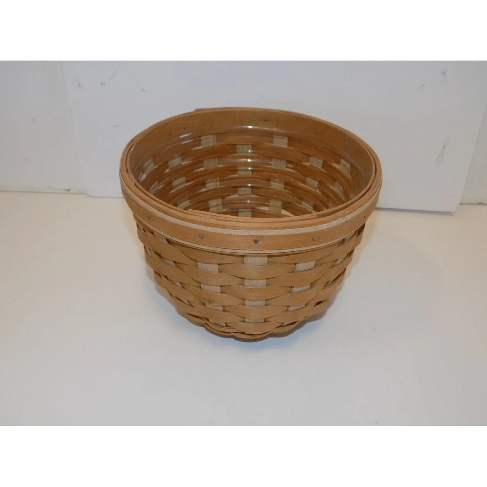 At Home Garden Flora Basket w/ Protector 2004 Hostess Longaberger ORIGINAL